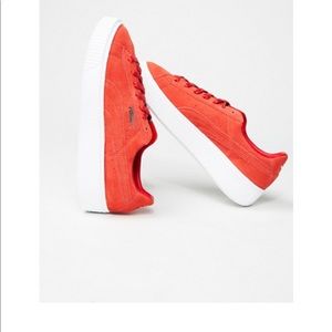 Red Puma Sneakers